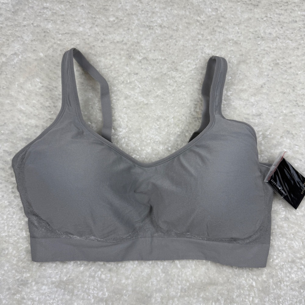 Underoutfit Bra Women 4XL Grey Comfort Shaping Wireless Style 459 New
